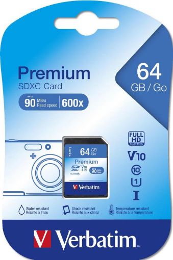 Picture of Verbatim SD Card 64gb