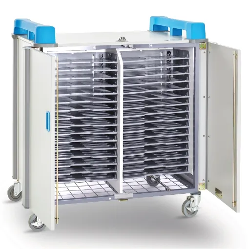 Picture of Lapcabby Laptop Charging Storage Trolley 32H Plastic Shelves