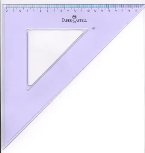 Picture of Faber Castell Set Square 45 degree 30cm 