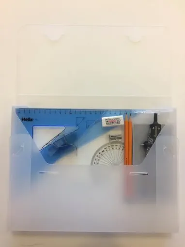 Picture of PolyBox with Clips & Helix Set Square