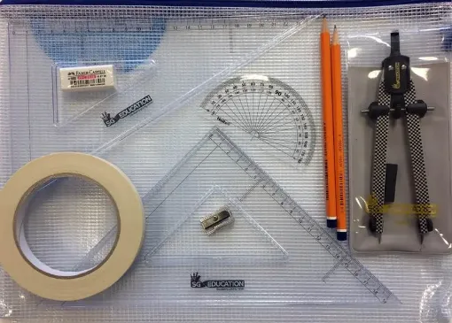 Picture of Pouch Bag with Tape & SG Set Square