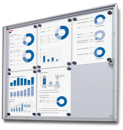 Picture of Display Case Perspex 93x65.5cm with Lock Magnetic