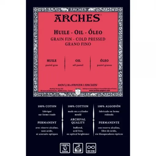 Picture of Arches Oil, Cold Pressed 56x76cm (22 x30 ) 300gsm 100% Cotton sheet