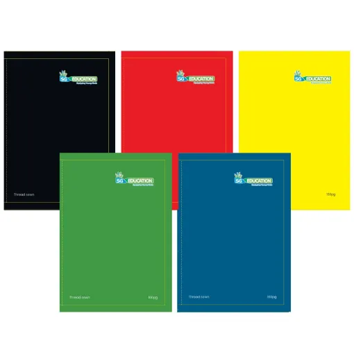 Picture of SG Hardback Notebook Ruled with Margin A4 160pg