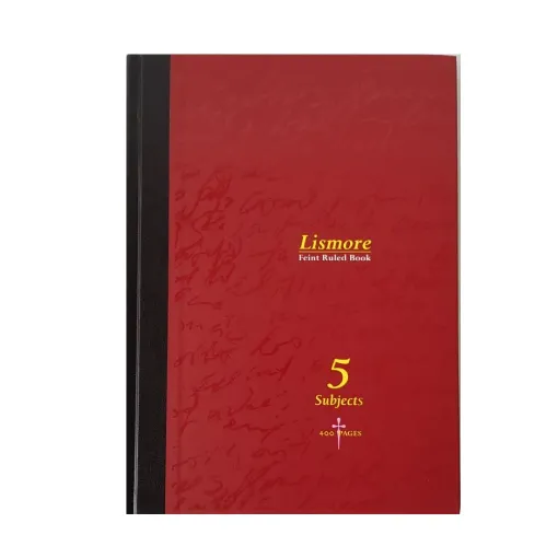 Picture of Lismore 5 Subject Coloured Books A4 400pg