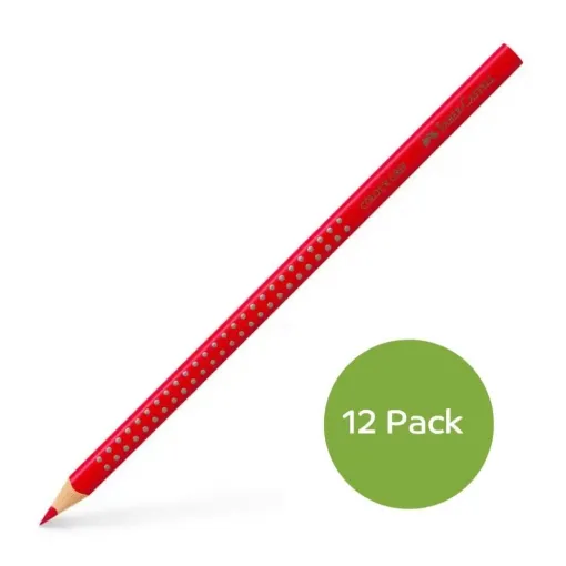 Picture of Faber Castell Colour Grip Pencil Pale Gernanium Lake 12 Pack