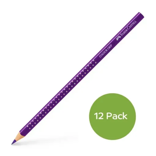 Picture of Faber Castell Grip Aquarelle Purple Violet 12 Pack