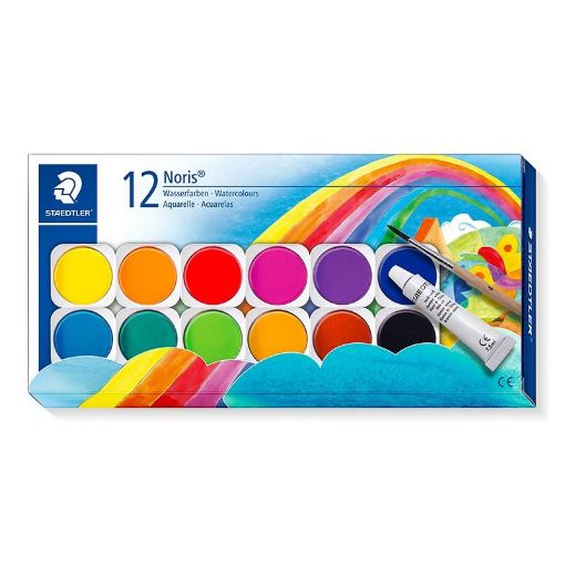 Picture of Staedtler Noris Watercolour Paint 12 Colours
