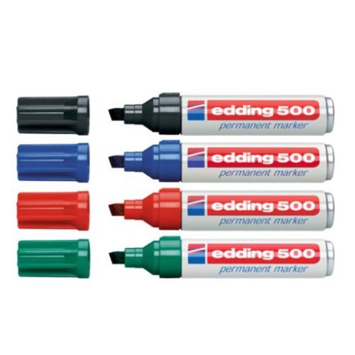Picture of Edding 500 Chisel Permanent Marker Range