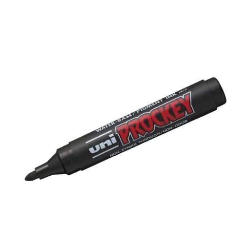Picture of Uni Prockey 122 Black Round Tip Marker