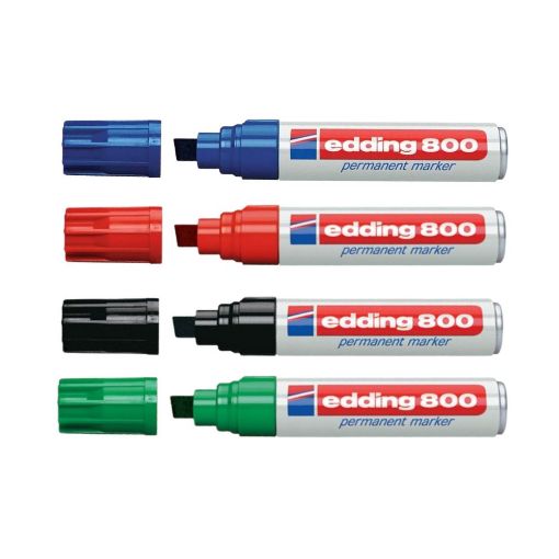 Picture of Edding 800 Jumbo Chisel Permanent Marker Range