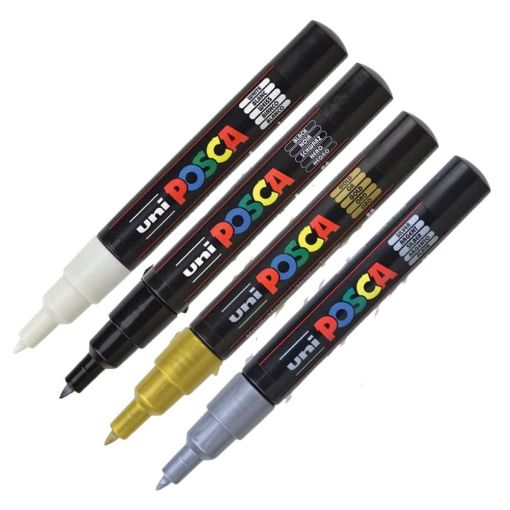 Picture of Posca PC-1M Extra Fine Bullet Markers Range
