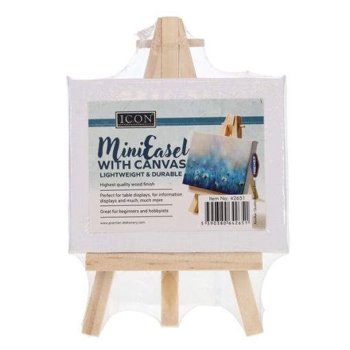 Picture of Icon Mini Easel With Canvas
