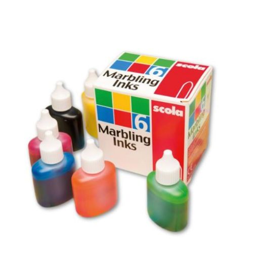 Picture of Scola Marbling Inks 6 Pack