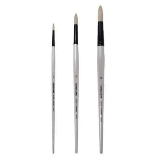 Picture of Daler Rowney Graduate Round Long Handled Bristle Brush Range 