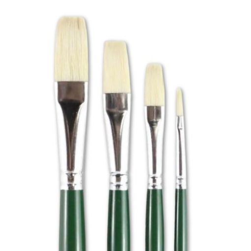 Picture of Richard Oliver 27F Series Hog Bristle Flat Brush Range