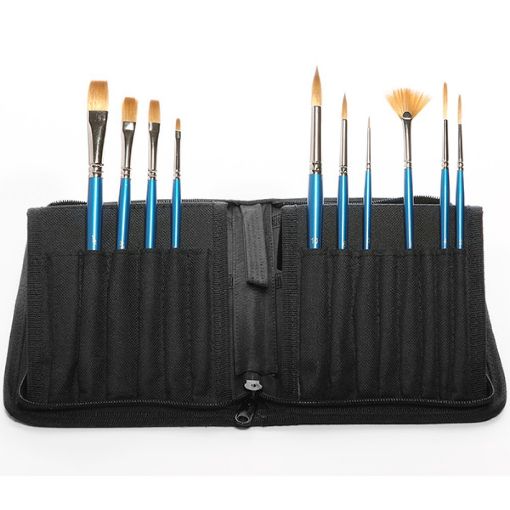 Picture of Elements Watercolour Brush Wallet Stand 10 Brush Set