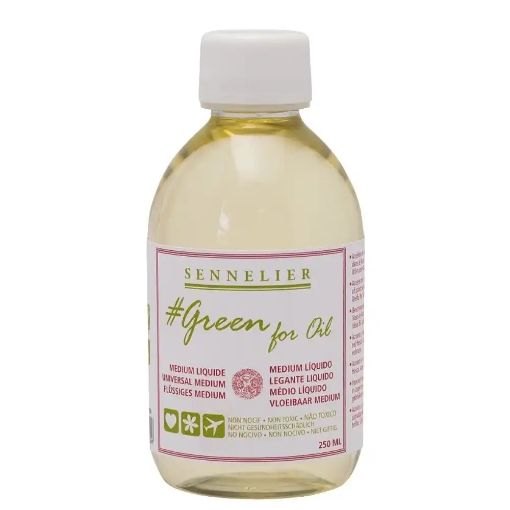 Picture of Sennelier Green For Oil Liquid Medium Range