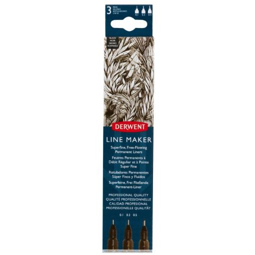 Picture of Derwent Line Maker Black 3 Pack
