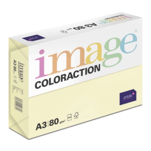 Picture of Cartridge Paper A3 80g (500 Sheets) Yellow
