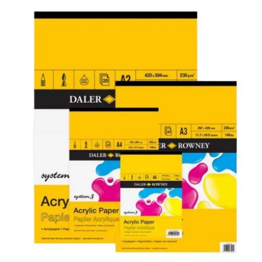 Picture of System 3 Acrylic Pads Range