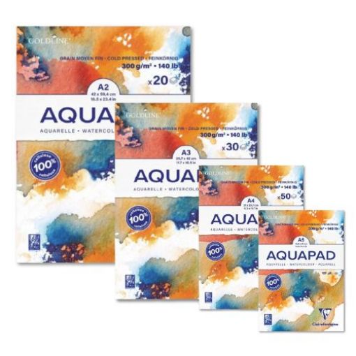 Picture of Goldline Aquapad 300gsm Medium Fine Grain Range