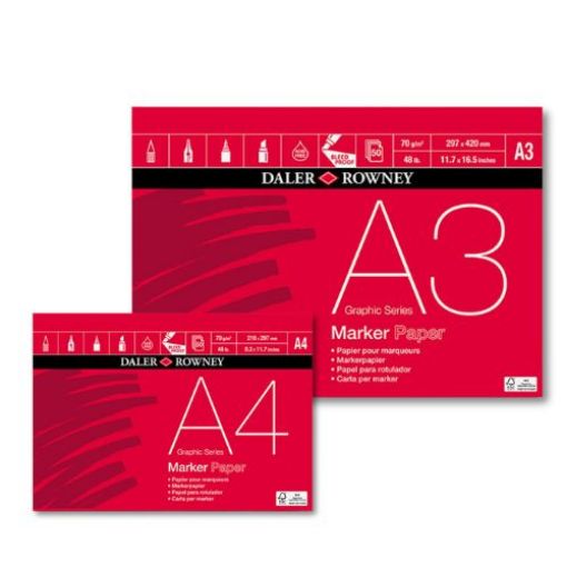 Picture of Daler Rowney A Series Marker Pad 50 Sheets 70g
