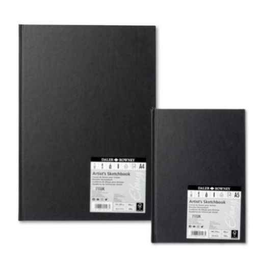 Picture of Daler Rowney Ebony Hardback Portrait Sketchbook 160g Range