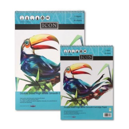 Picture of Icon Spiral Sketch Pad 110g Range