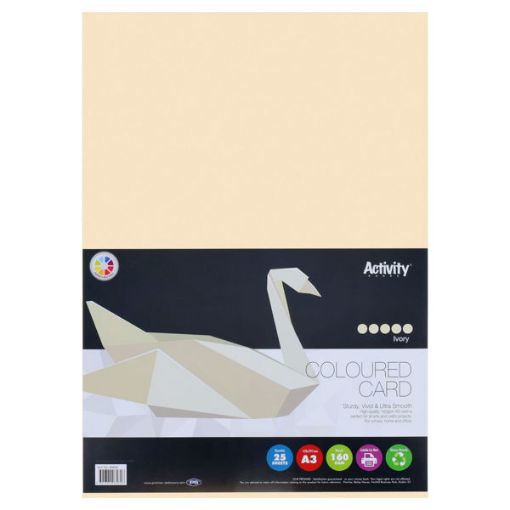 Picture of Premier Activity A3 160gsm Card 25 Sheets Ivory