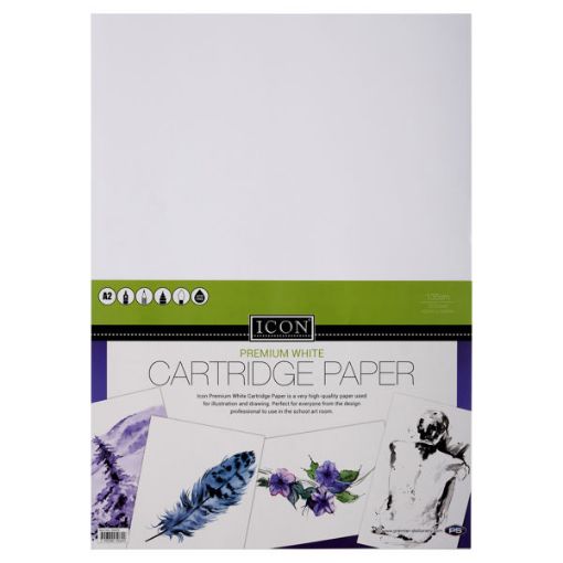 Picture of Icon A2 135gsm Cartridge Paper 20 Sheets
