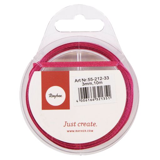 Picture of Rayher Satin Ribbon 3mm x 10m Range