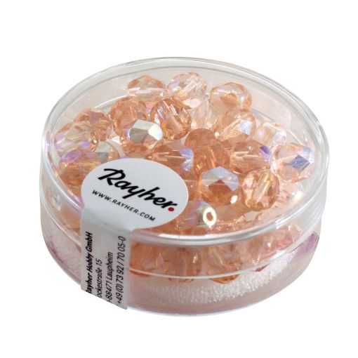 Picture of Rayher Glass Crystal Bead 6mmx50