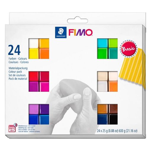 Picture of Fimo Soft Basic Colour Pack 24x25g 600g