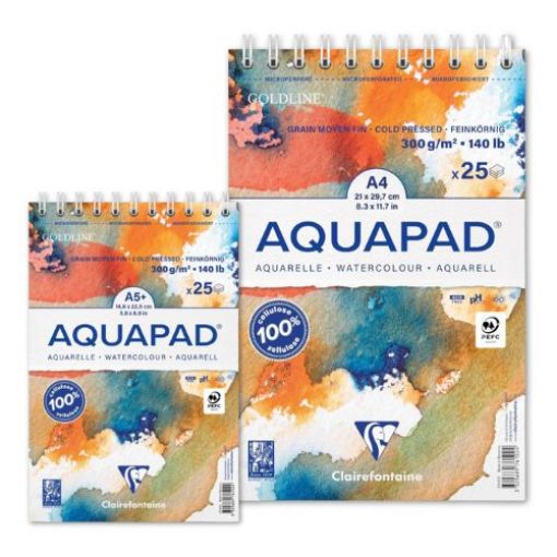 Picture of Goldline Aquapad Wirebound 300gsm Range