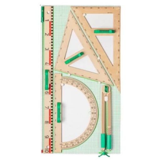 Picture of Wissner Wood Board Geometry Magnetic Set