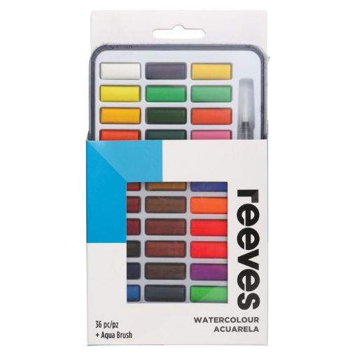 Picture of Reeves Watercolour Tin 36 Colours