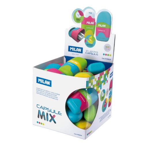 Picture of Milan Capsule Mix Eraser Sharpener Combo