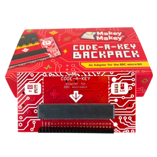 Picture of Makey Makey Code-a-Key Backpack: Adapter for micro:bit