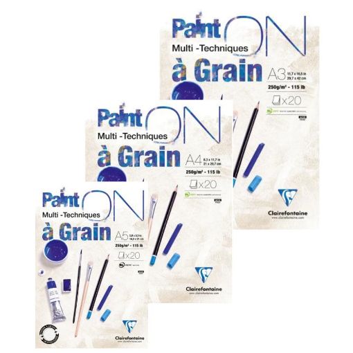 Picture of Clairefontaine PaintON Multi Media Grain Pad Range 