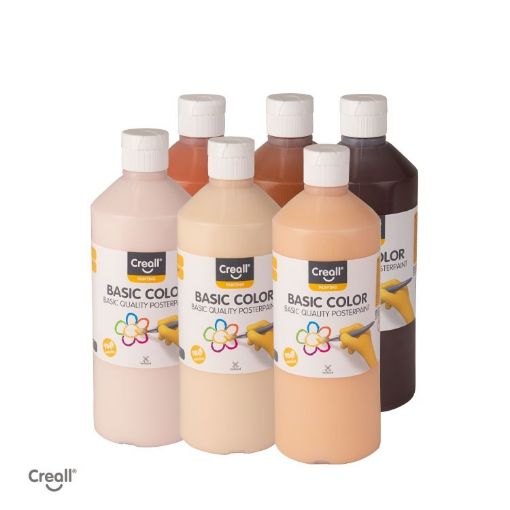 Picture of Creall Skin Tones Assorted Set 6x500ml