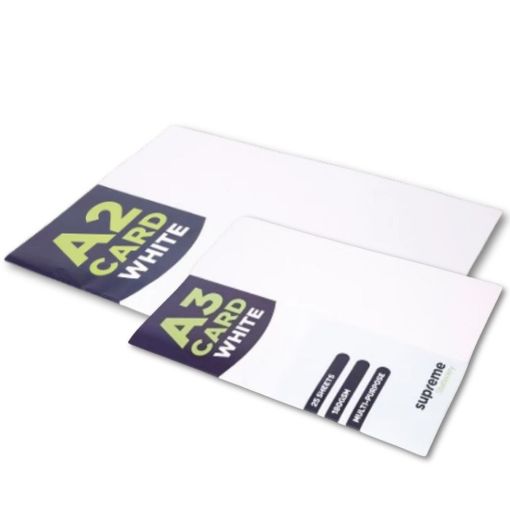 Picture of Supreme White Card 180g 25 Sheets Range