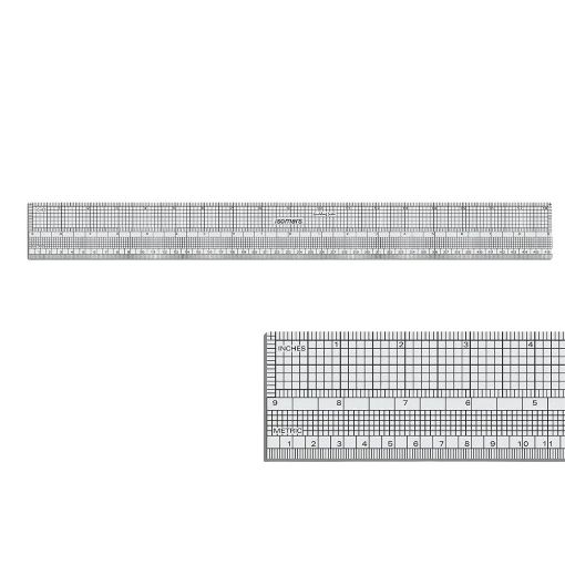 Picture of Isomars Gridding Scale Ruler 45cm