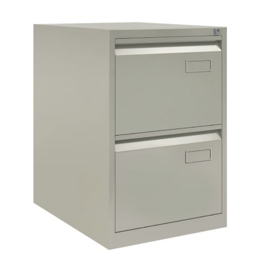Picture of Bisley Essentials Filing Cabinet 2 Drawer Foolscap Filing