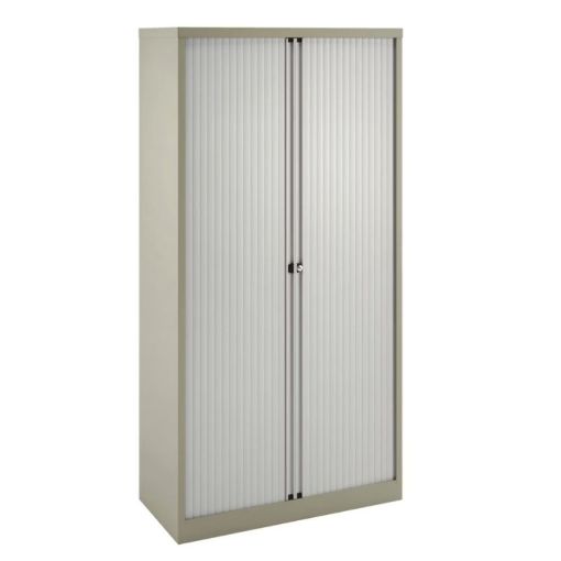 Picture of Bisley Essentials Tambour Cupboard with 4 Shelves