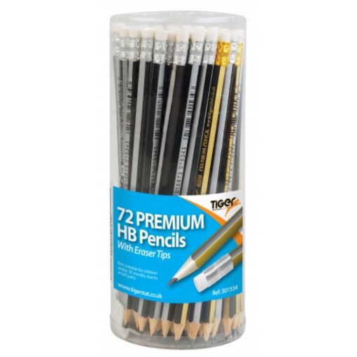 Picture of Tiger HB Triangular Pencils 72 Pack