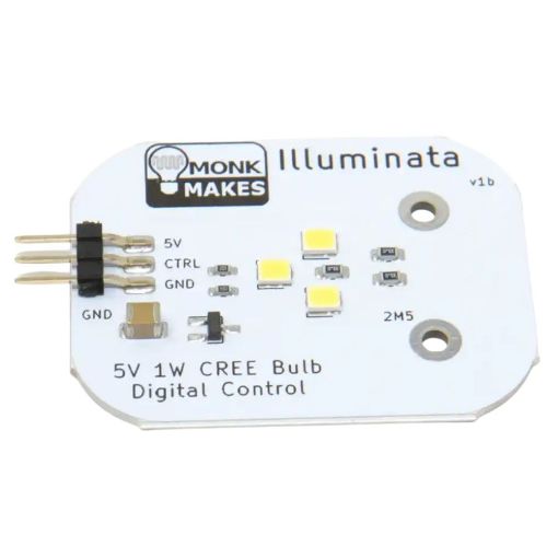 Picture of MonkMakes Illuminata LED Bulb for Pi Pico
