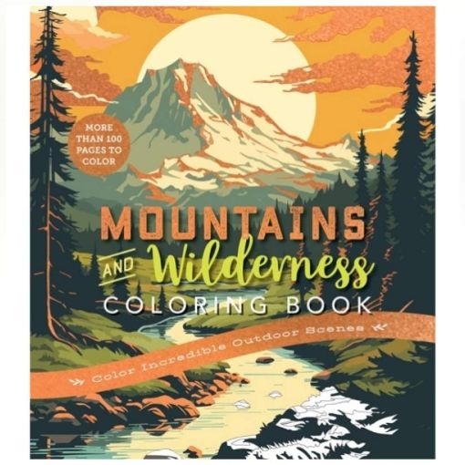 Picture of Mountains & Wilderness Coloring Book