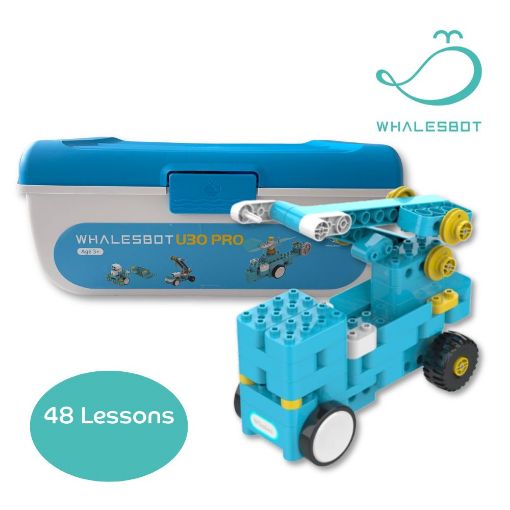 Picture of WhalesBot U30 Pro Robot Kit (Ages 5+) | Screen-Free STEM