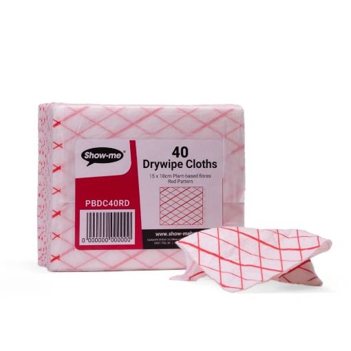 Picture of Show-me Plant Based Whiteboard Cleaning Cloths 40 Pack